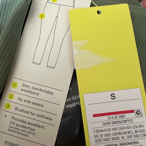 all in motion Olive Green + Black Leggings Bundle - Picture 10 of 16